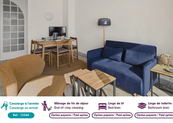 Balcon Face A L'ocean Pour 4 - Acces Direct *