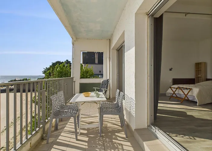 Balcon Face A L'ocean Pour 4 - Acces Direct * Le Pouliguen